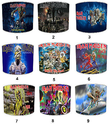 Iron Maiden Designs Lampshades Ideal To Match Iron Maiden Wall Decals & Stickers