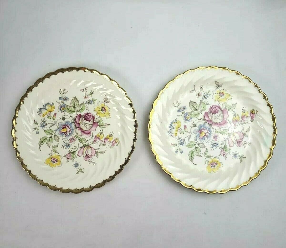 Lot of 2 Royal China Dinner Plate 10