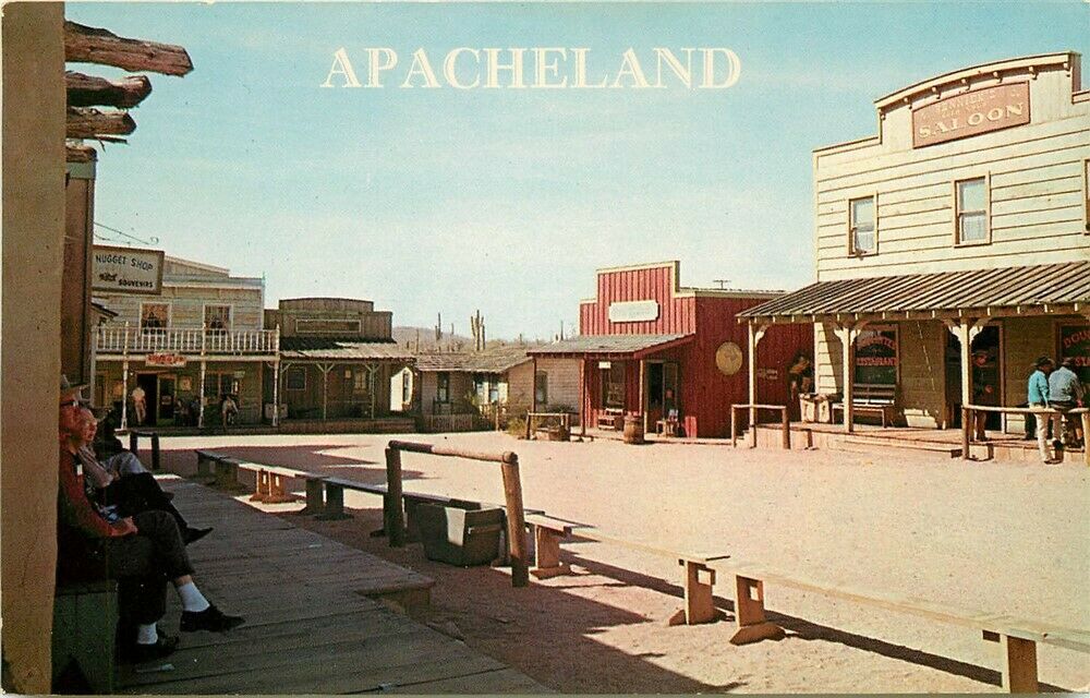 AZ, Apacheland, Arizona, Motion Picture Setting, Petley No. S-48888-2