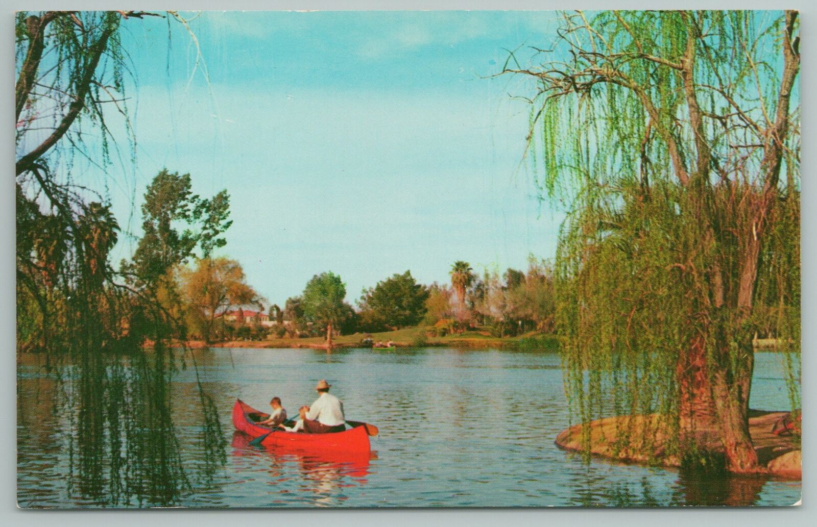 Phoenix Arizona~Encanto Park And Playground~Vintage Postcard