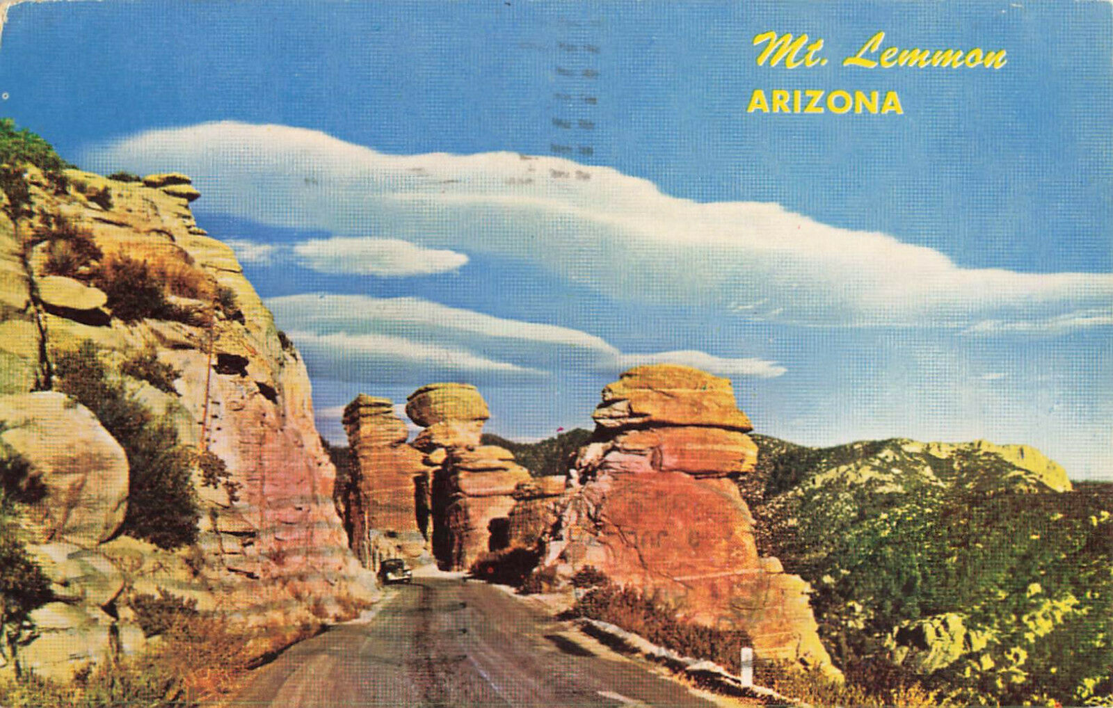 Postcard Mount Lemmon Arizona Posted 1964