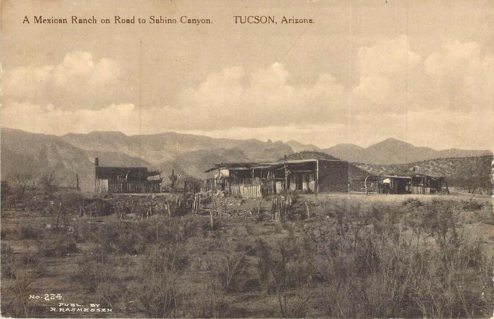 A Mexican Ranch on Road to Sabino Canyon, Tucson, Az.