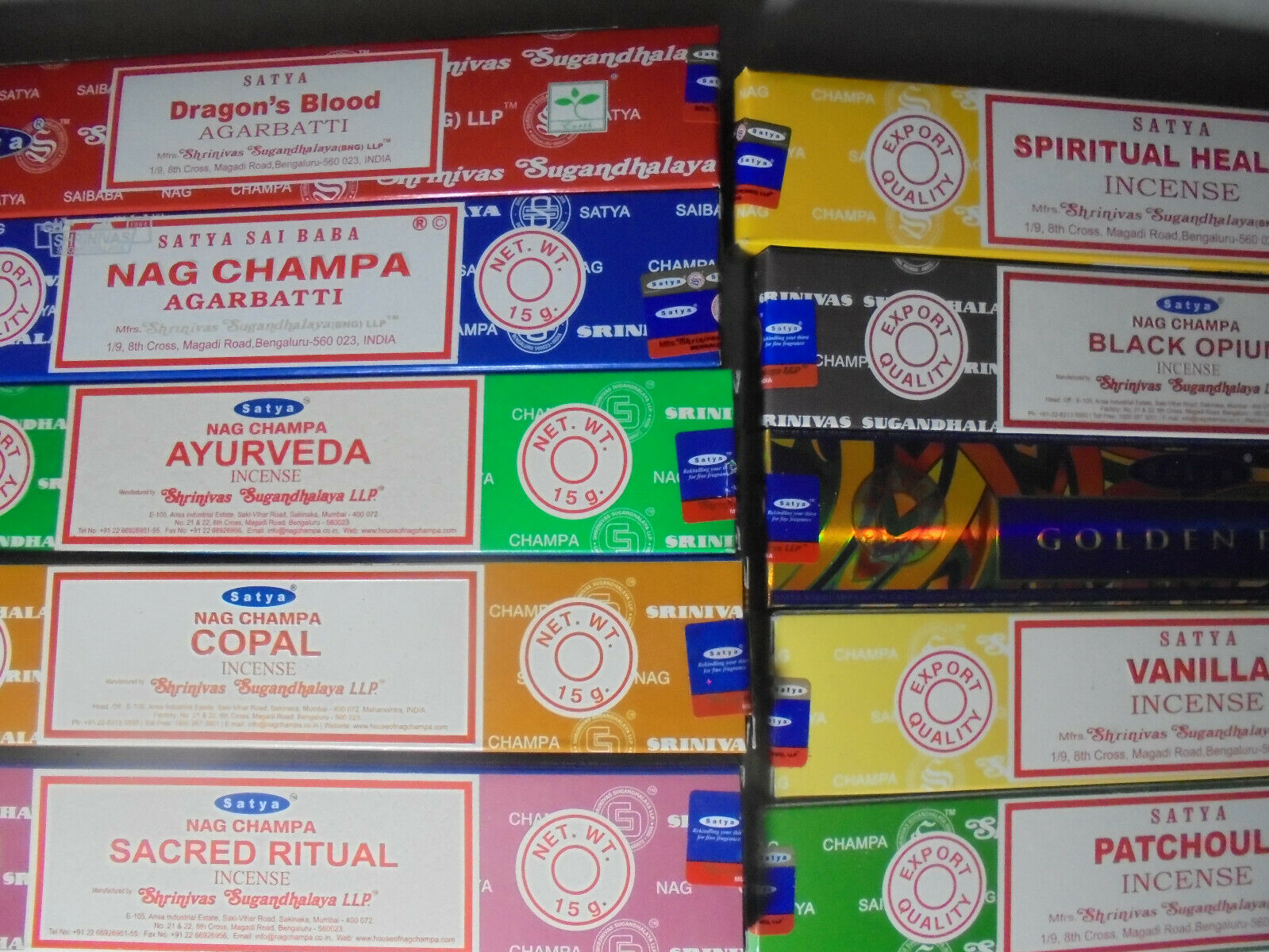 Satya Nag Champa Incense Sticks 15 Gram Buy 6 Get 6 Free Free Shipping