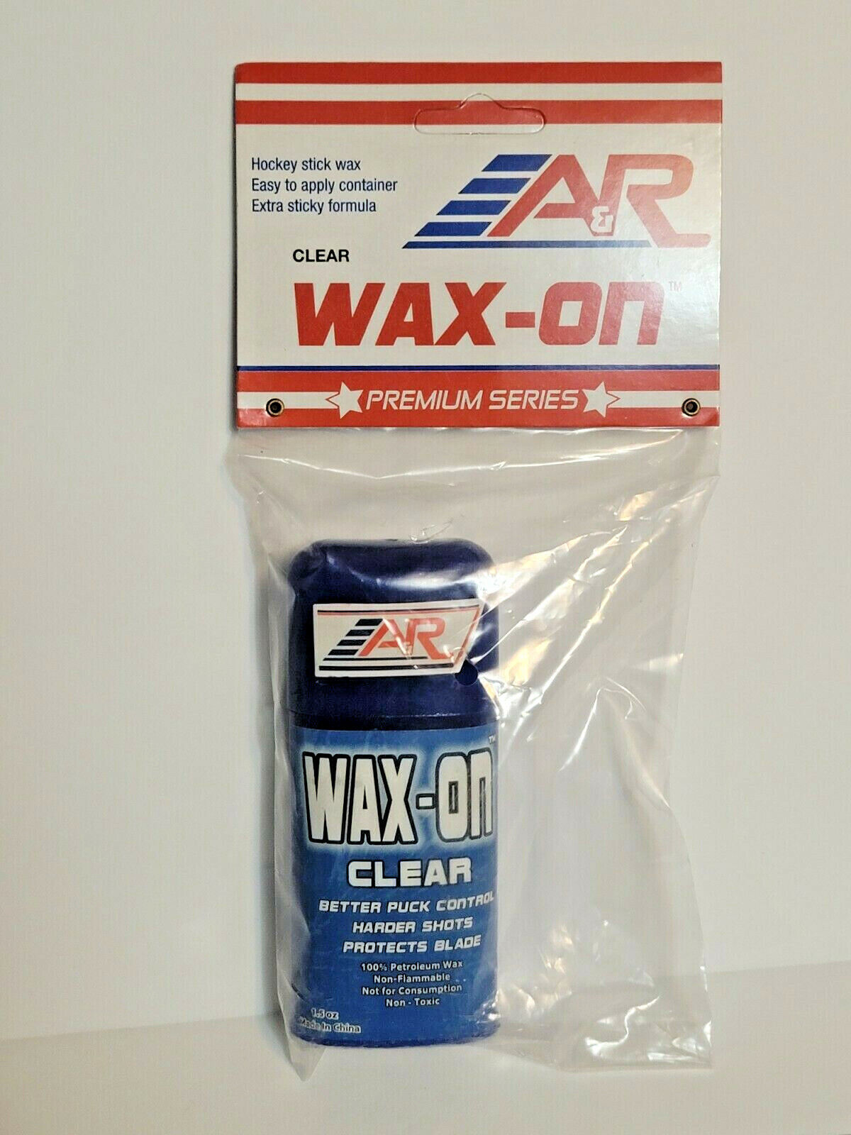 A&r Hockey Stick Wax Premium Series Clear 1.5 Oz  Protects Blade