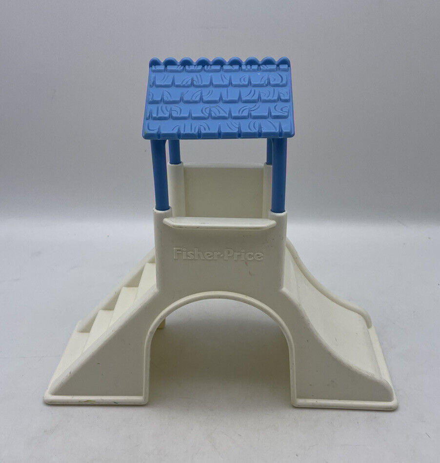 Vintage 1994 Fisher Price Loving Family Dollhouse Replacement Slide Play Ground