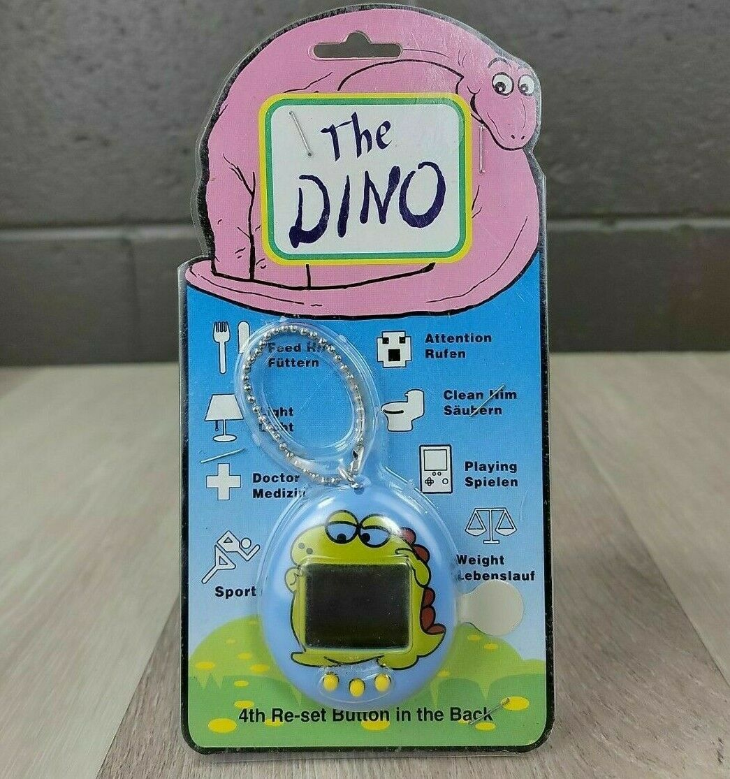 The Dino Very Rare Electronic Virtual Pet Like Tamogachi & Giga Pet Nib Vintage