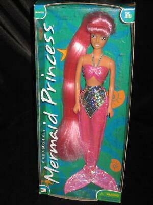 2001 Toy Things Dreamgirl Mermaid Princess Long Pink Rooted Hair 11.5" Doll Nrfb