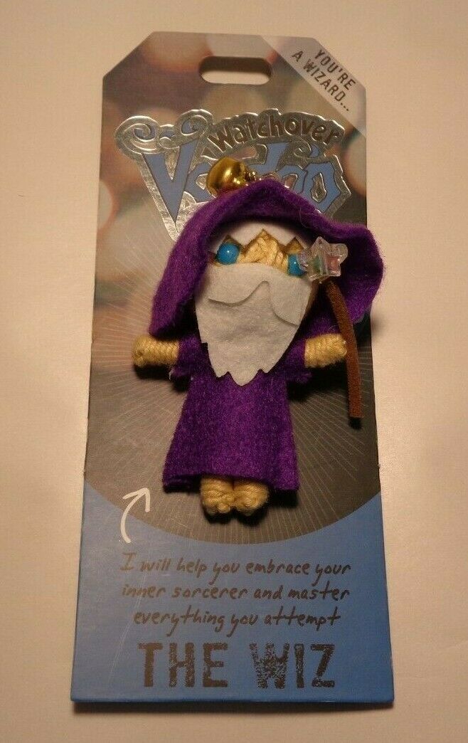 Watchover Voodoo THE WIZ New Collectable String Doll Lucky Charm